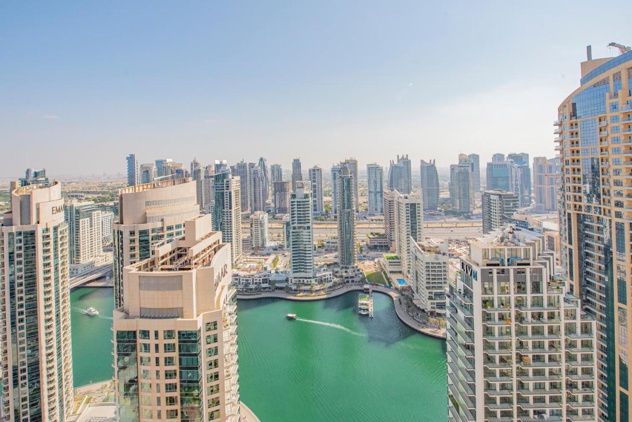 Nasma Luxury Stays- Majestic Marina Views, Lavish 4Br Getaway In Jbr Dubai Exteriör bild