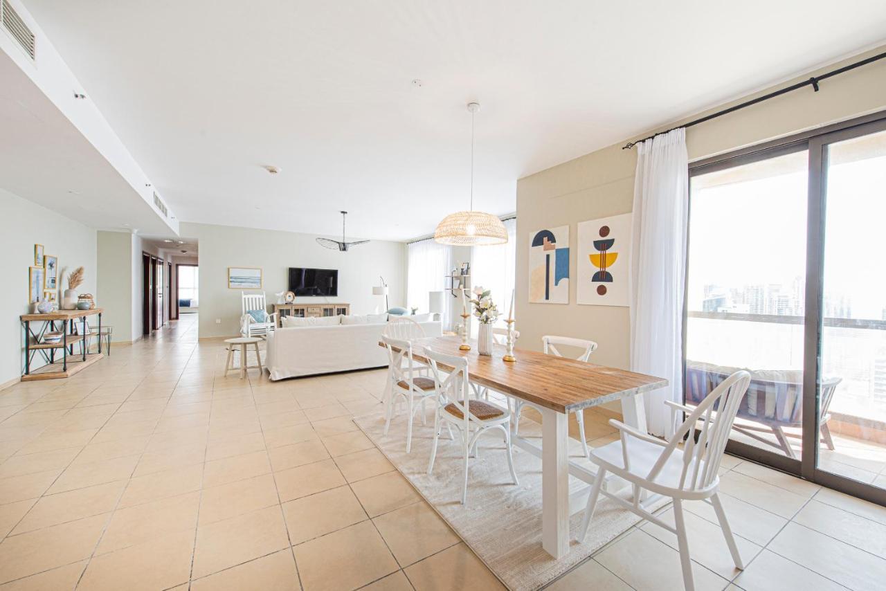 Nasma Luxury Stays- Majestic Marina Views, Lavish 4Br Getaway In Jbr Dubai Exteriör bild